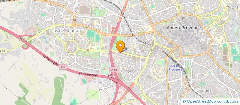 localisation de l'entreprise MONSIEUR WACIL BENDELLAA à AIX-EN-PROVENCE