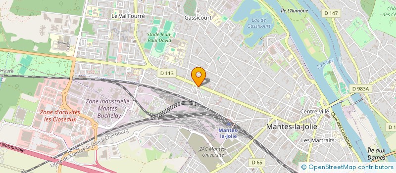 localisation de l'entreprise MONSIEUR WACIL DEBZA  MANTES-LA-JOLIE