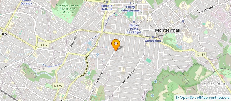 localisation de l'entreprise MONSIEUR WADDEL ROBBA  MONTFERMEIL