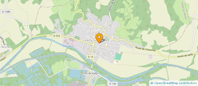 localisation de l'entreprise MONSIEUR WADECK BEREZOWSKI  VAILLY-SUR-AISNE