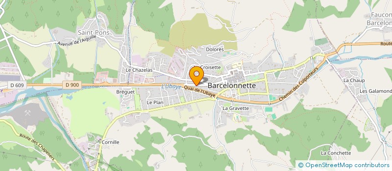 localisation de l'entreprise MONSIEUR WADECK GORAK à BARCELONNETTE