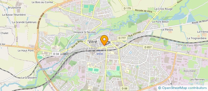 localisation de l'entreprise MONSIEUR WADHAH OMRANE à VITRE