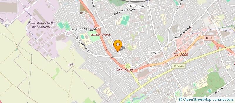 localisation de l'entreprise MONSIEUR WADIE BATEHRI  LIEVIN