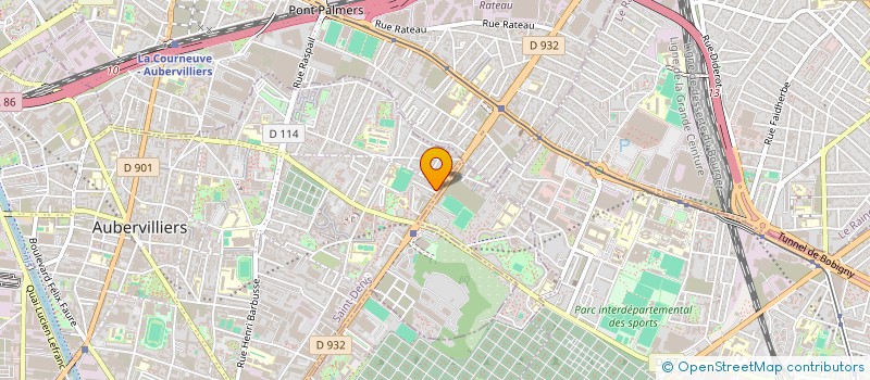 localisation de l'entreprise MONSIEUR WADIE BOUGHAYLAN  AUBERVILLIERS