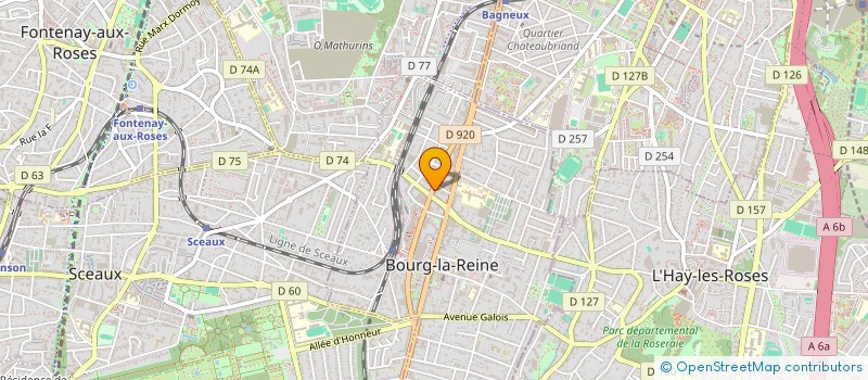 localisation de l'entreprise MONSIEUR WADIE CHELBI à BOURG-LA-REINE