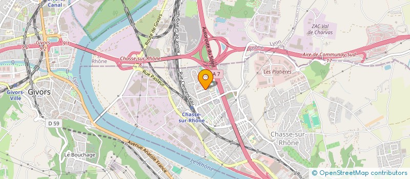 localisation de l'entreprise MONSIEUR WADIE CHOK  VENISSIEUX