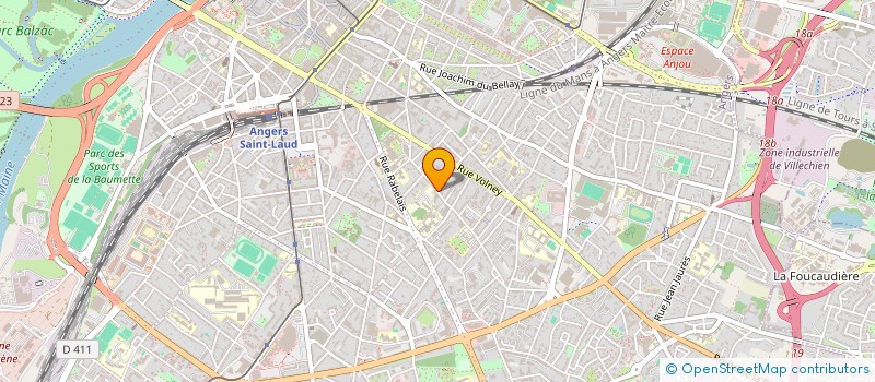 localisation de l'entreprise MONSIEUR WADJELIA FOFANA à ANGERS