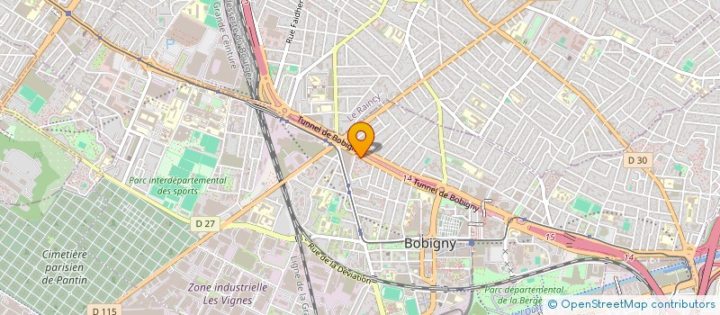 localisation de l'entreprise MONSIEUR WADSON FRANCOIS  BOBIGNY