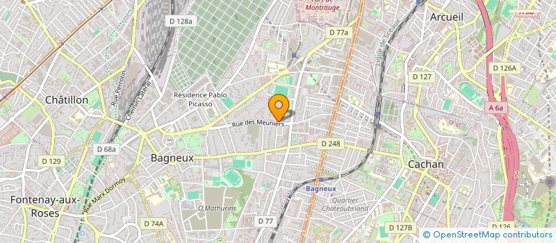 localisation de l'entreprise MONSIEUR WAEL ABDEL HAMID à BAGNEUX