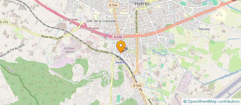 localisation de l'entreprise MONSIEUR WAEL AKKOUCHE  HYERES