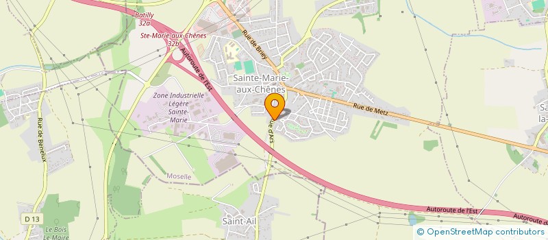 localisation de l'entreprise MONSIEUR WAEL BEN MANSOUR  SAINTE-MARIE-AUX-CHENES