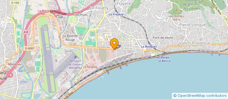 localisation de l'entreprise MONSIEUR WAEL BEN SALEM à CANNES