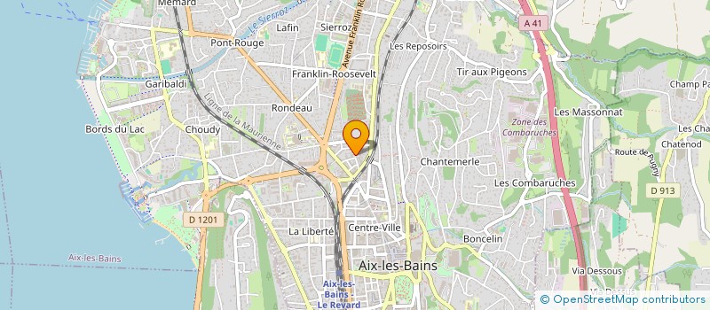 localisation de l'entreprise MONSIEUR WAEL BOUJNAH  AIX-LES-BAINS