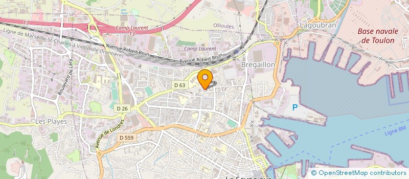 localisation de l'entreprise MONSIEUR WAEL BOUSBIH  LA SEYNE-SUR-MER