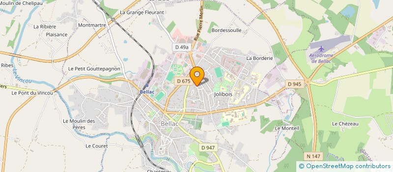 localisation de l'entreprise MONSIEUR WAEL CHIKH à BELLAC