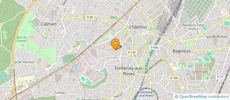 localisation de l'entreprise MONSIEUR WAEL EL BAHHARI à FONTENAY-AUX-ROSES
