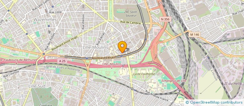 localisation de l'entreprise MONSIEUR WAEL EL HELOU à LILLE