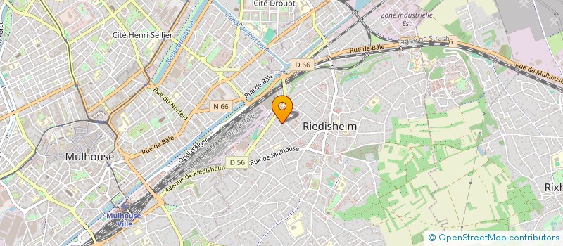 localisation de l'entreprise MONSIEUR WAEL FELLAH  RIEDISHEIM