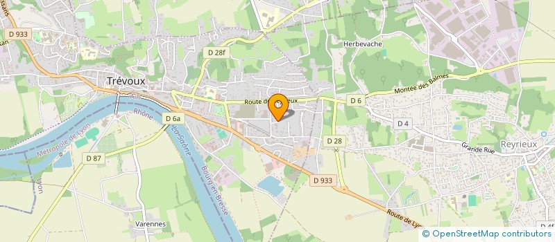 localisation de l'entreprise MONSIEUR WAEL HRIZI à TREVOUX