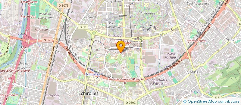 localisation de l'entreprise MONSIEUR WAEL ISHAK à ECHIROLLES