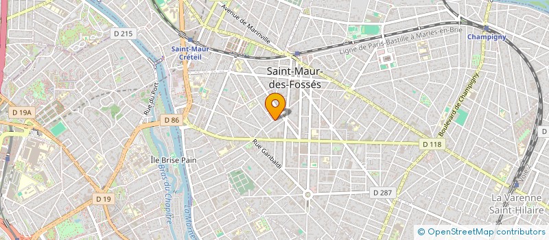 localisation de l'entreprise MONSIEUR WAEL JARRAY à SAINT-MAUR-DES-FOSSES