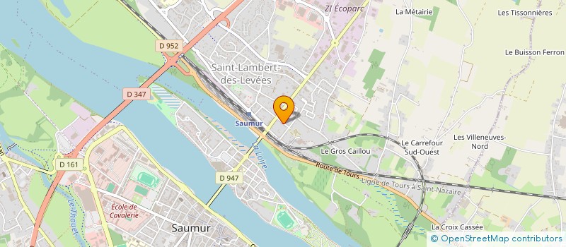 localisation de l'entreprise MONSIEUR WAEL JMIL  SAUMUR