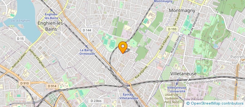 localisation de l'entreprise MONSIEUR WAEL KRIBI  DEUIL-LA-BARRE