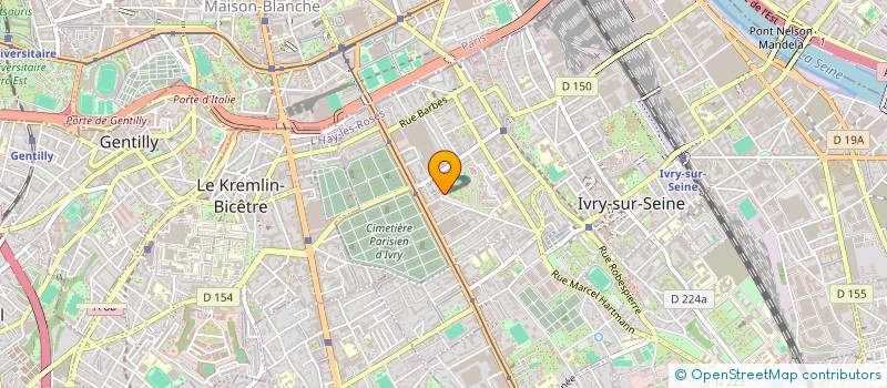 localisation de l'entreprise MONSIEUR WAEL MAHOU  IVRY-SUR-SEINE