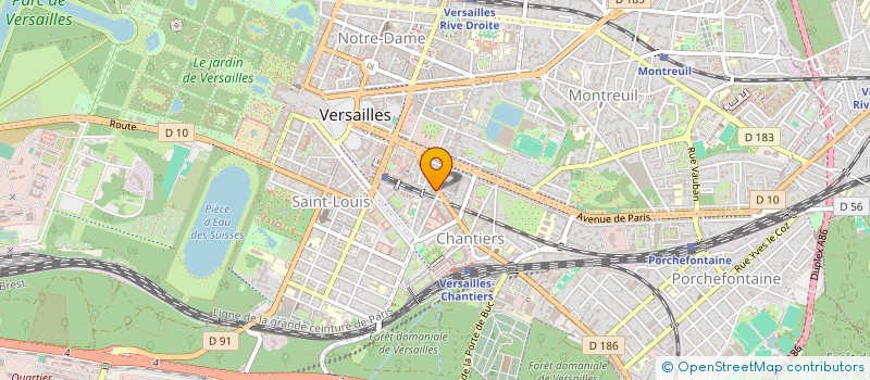 localisation de l'entreprise MONSIEUR WAEL MAKAR à VERSAILLES