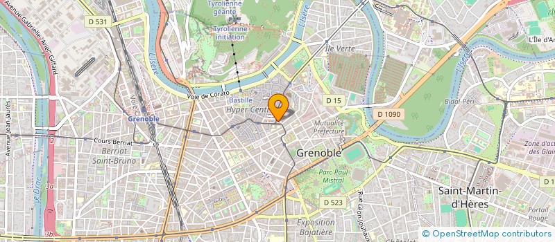 localisation de l'entreprise MONSIEUR WAEL MEDJALDI  GRENOBLE