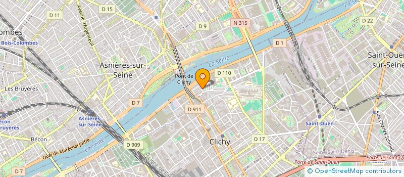 localisation de l'entreprise MONSIEUR WAEL MEKKY à CLICHY