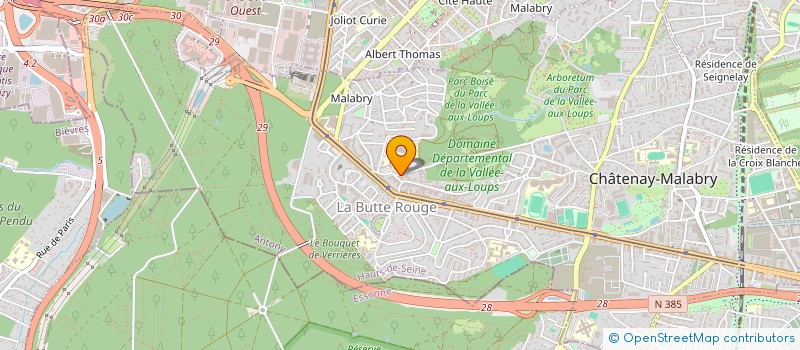 localisation de l'entreprise MONSIEUR WAEL MENAI  CHATENAY-MALABRY