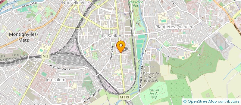 localisation de l'entreprise MONSIEUR WAEL MKANA  METZ