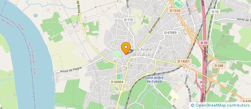 localisation de l'entreprise MONSIEUR WAEL MUSTAPHA  SAINT-ANDRE-DE-CUBZAC