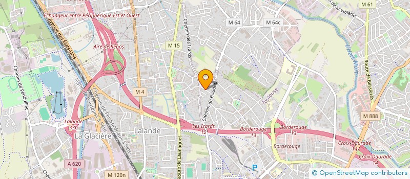 localisation de l'entreprise MONSIEUR WAEL RACHDI  LAUNAGUET