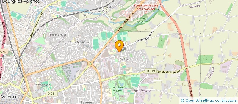 localisation de l'entreprise MONSIEUR WAEL REKIK  VALENCE