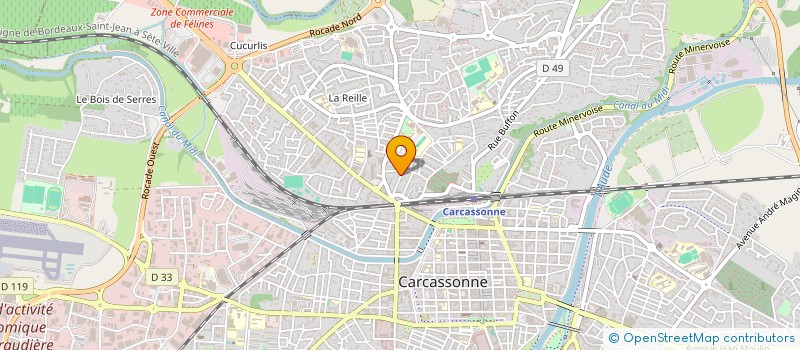 localisation de l'entreprise MONSIEUR WAEL SAAD  CARCASSONNE