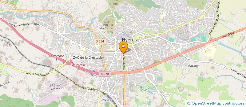 localisation de l'entreprise MONSIEUR WAEL YATTAR à HYERES