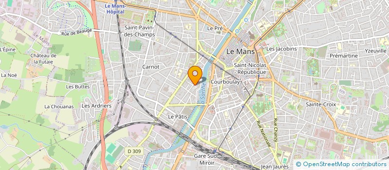 localisation de l'entreprise MONSIEUR WAEL ZAMOURI  LE MANS