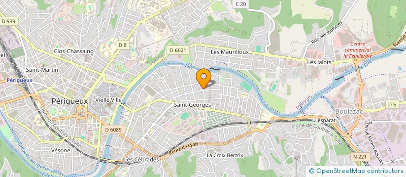 localisation de l'entreprise MONSIEUR WAGANE THIAM  PERIGUEUX