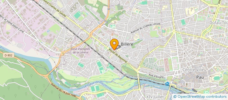 localisation de l'entreprise MONSIEUR WAGDI HAMIT HASSAN  BILLERE