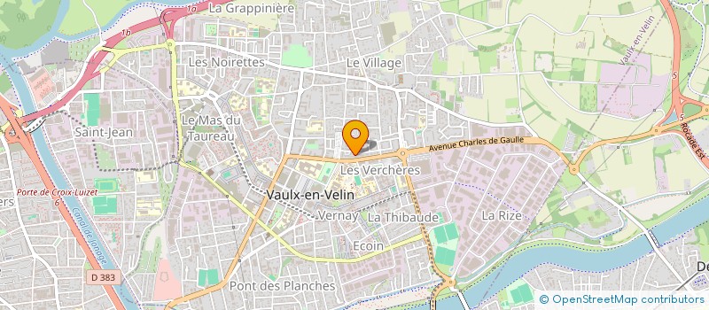 localisation de l'entreprise MONSIEUR WAGNERSUN FAURE  VAULX-EN-VELIN