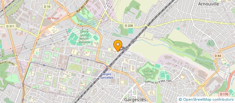 localisation de l'entreprise MONSIEUR WAHAB ABDUL à SARCELLES
