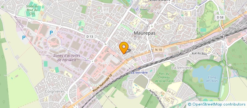 localisation de l'entreprise MONSIEUR WAHAB DIALLO  MAUREPAS