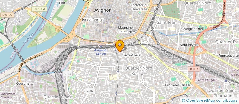 localisation de l'entreprise MONSIEUR WAHAB EDDINE NACER EDDINE  AVIGNON