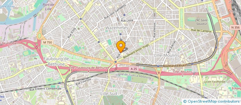 localisation de l'entreprise MONSIEUR WAHAB MADI à LILLE