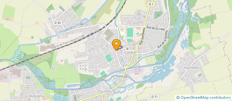 localisation de l'entreprise MONSIEUR WAHB ABDELLATIF  CORBIE