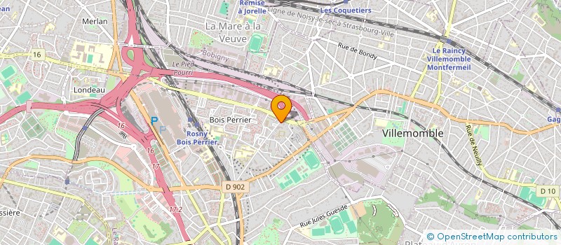 localisation de l'entreprise MONSIEUR WAHBI BOUHLEL à ROSNY-SOUS-BOIS