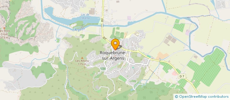 localisation de l'entreprise MONSIEUR WAHBI GAMAZI à ROQUEBRUNE-SUR-ARGENS