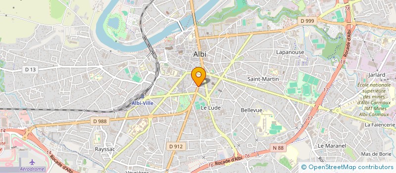 localisation de l'entreprise MONSIEUR WAHBI KOUAIDIA  ALBI